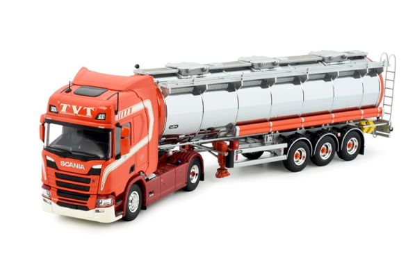 TEK83740 - SCANIA R Highline 4x2 with TVT 3-axle tanker trailer - 1