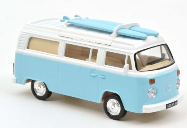 NOREV841100 - VOLKSWAGEN T2b Camper Van 1973 Light Blue - 1