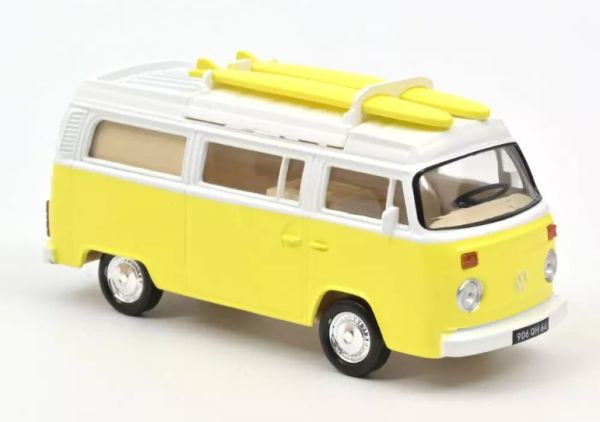 NOREV841101 - VOLKSWAGEN Combi T2b Camper Van 1973 Yellow Jet-car - 1