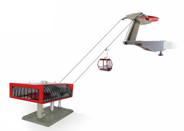 JC84381 - Gondola lift in red and black - 1