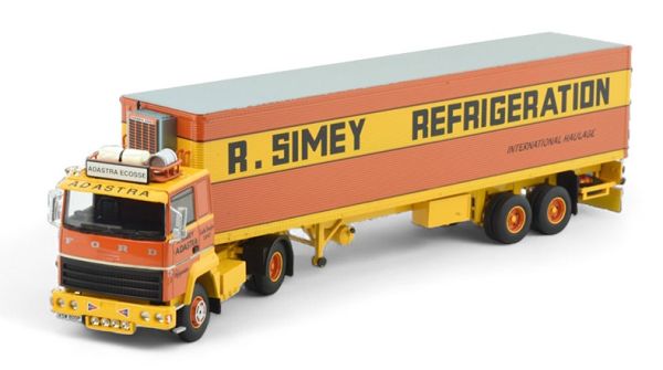 TEK85211 - FORD Transcontinental 4x2 with fridge trailer 2 Axles ROLAND SIMEY - 1