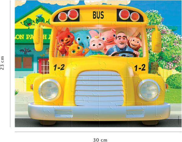 NAT861569 - 30-piece puzzle On the COCOMELON bus - 1