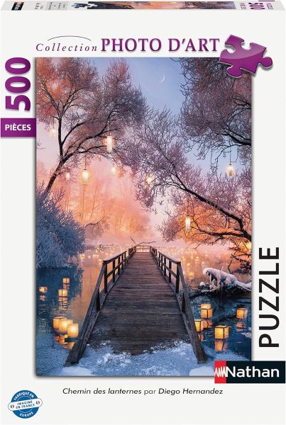 NAT872824 - 500-piece puzzle Lantern Road by Diego HERNANDEZ - 1