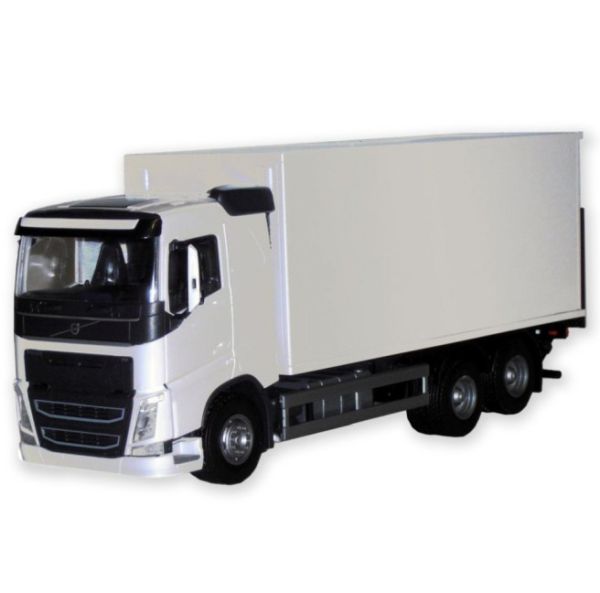 EMEK89312 - VOLVO FH 6x4 white with body and tailgate - 1