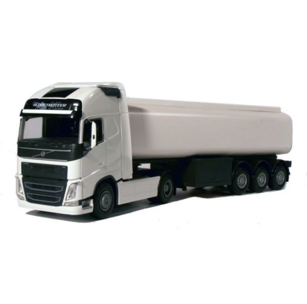 EMEK93002 - VOLVO FH4 XL 4x2 white with 3-axle tank trailer - 1