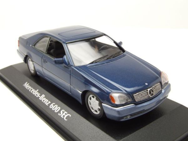 MXC940032600 - MERCEDES 600 SEC 1992 Blue metallic - 1