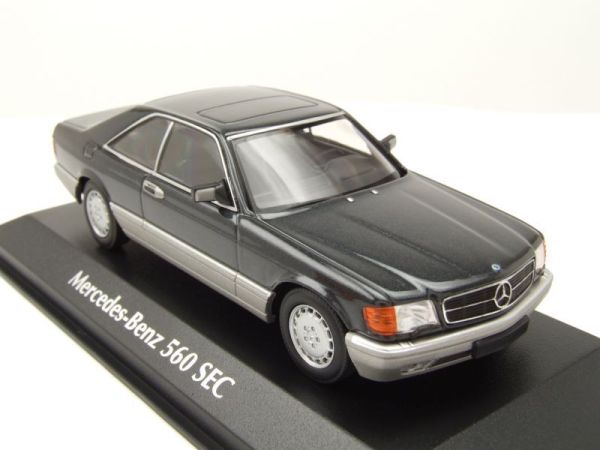 MXC940035121 - 1986 MERCEDES 560 SEC C126 Black metallic - 1