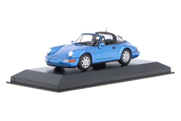 MXC940061362 - PORSCHE 911 (964) Targa 1991 Blue metallic - 1