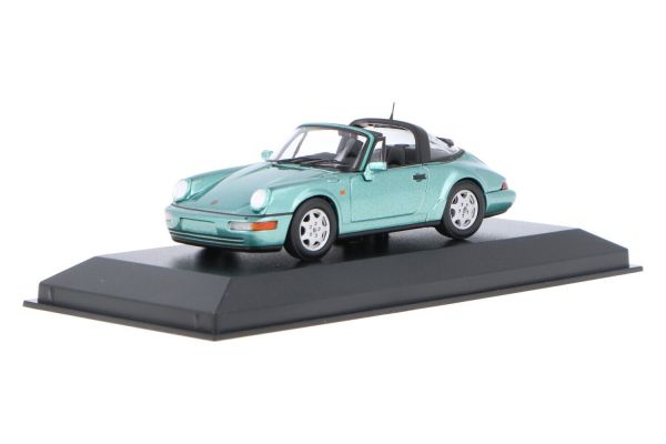 MXC940061364 - PORSCHE 911 (964) Targa 1991 green metallic - 1