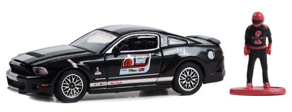 GREEN97150-E - SHELBY GT500 #68 2010 with race car driver from the series THE HOBBY SHOP in blister pack - 1