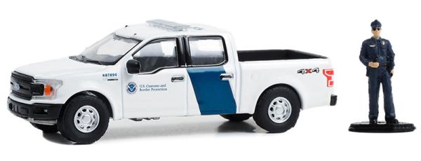 GREEN97150-F - 2018 FORD F-150 XLT U.S. Customs and Border Protection from THE HOBBY SHOP in blister pack - 1