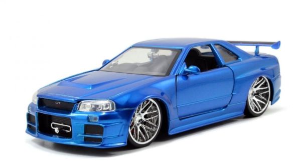 JAD97173 - NISSAN Skyline GT-R 2002 Fast & Furious blue - 1