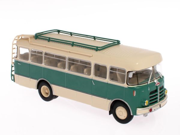 G111A050 - BERLIET PLA 1955 green and beige bus - 1