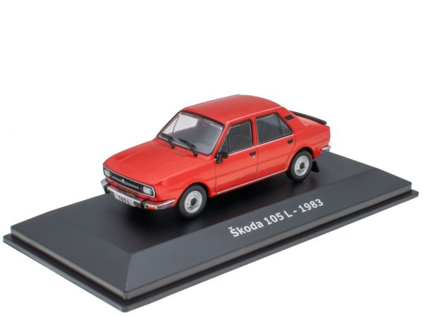 ABADD134A - SKODA 105 L from 1983 red - 1