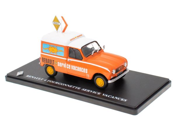 G110T036 - RENAULT 4 orange holiday service van - 1