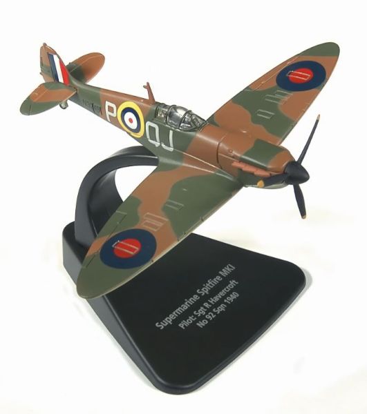 OXFAC001 - Military aircraft SUPERMARINE Spitfire MKI 1940 - Pilot Serent R.HAVERCROFT - 1