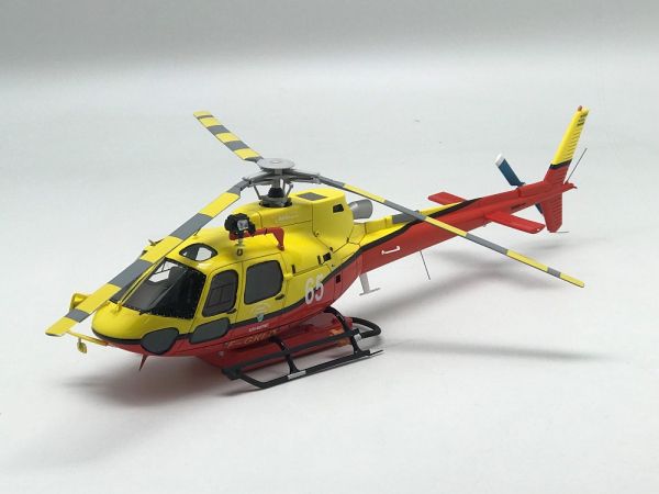 ALERTE0111 - AEROSPATIALE AS350 Écureuil SDIS 06-Alpes-Maritimes yellow and red limited to 200 pieces - 1