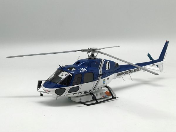 ALERTE0113 - AEROSPATIALE AS 355 Écureuil 2 BMPM Blue and white - Limited to 225 pieces - 1