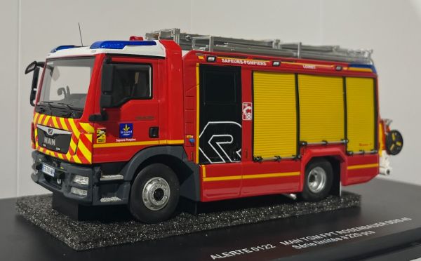 ALERTE0122 - MAN TGM FPT Rosenbauer SDIS - Pompiers du 45- Le Loiret - Limited to 220ex. - 1