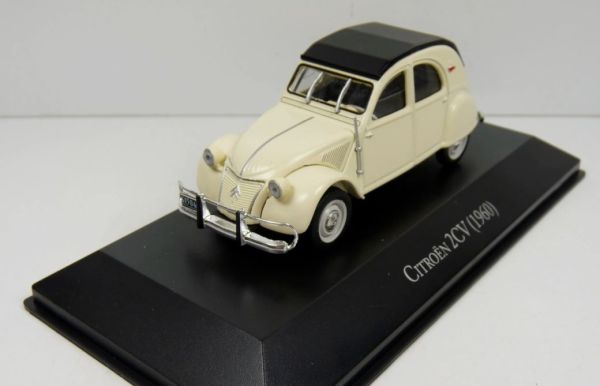 MAGARG87 - CITROEN 2cv 1960 White and black - 1