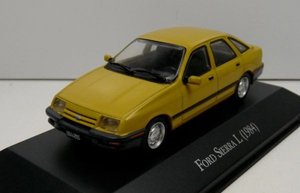 MAGARGAQV28 - FORD Sierra I 1984 Yellow with booklet - 1