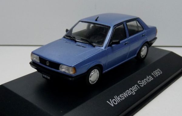 MAGARGAQV30 - VOLKSWAGEN senda 1993 metallic blue with booklet - 1