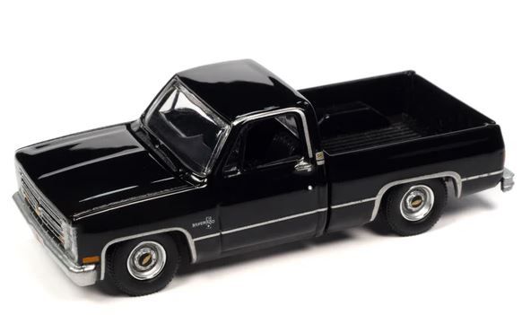 AW64402A-D - CHEVY Silverado Fleeside 1985 Black – Blistered - 1