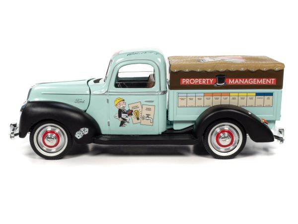 AMMAWSS138 - FORD Truck 1940 Green and black MONOPOLY - 1