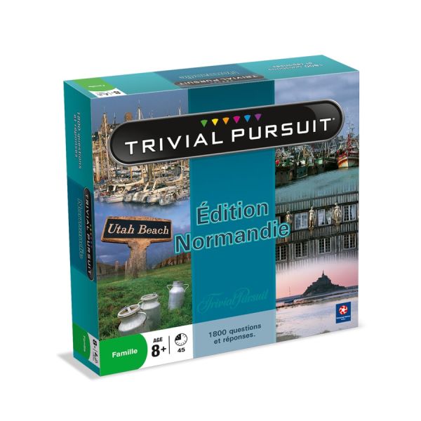 HASB2840 - TRIVIAL PURSUIT Normandy Edition | dice 8 years old - 1