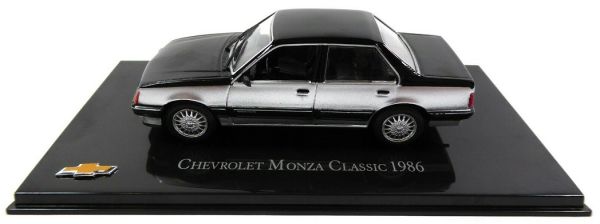 MAGCHEMONZACLASSIC - CHEVROLET Monza Classic sedan 4 doors 1986 black and gray - 1