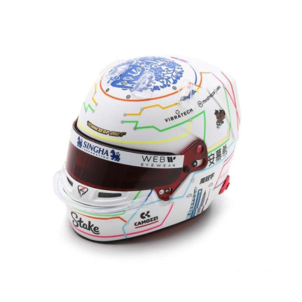 SPA5HF155 - Helmet - Zhou Guanyu - STAKE F1 Team Kick Sauber GP China 2024 - 1