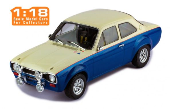 IXO18CMC124.22 - 1974 FORD Escort MKI RS1600 Blue and White Pearl - 1