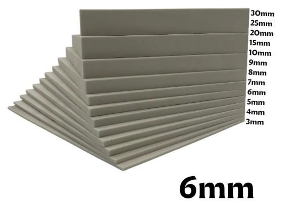 COLLE21-214 - TechnoFOAM polymer sheet - 6 mm - 30x21 cm - 1