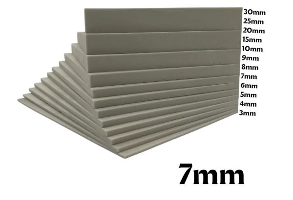 COLLE21-216 - TechnoFOAM polymer sheet - 7 mm - 30x21 cm - 1