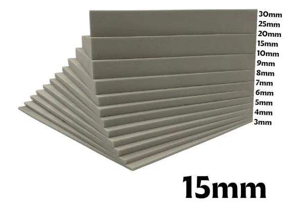 COLLE21-224 - TechnoFOAM polymer sheet - 15 mm - 30x21 cm - 1