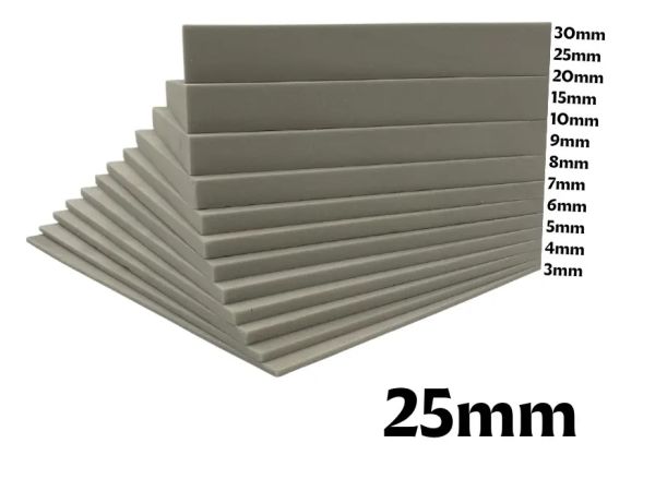 COLLE21-229 - TechnoFOAM polymer sheet - 25 mm - 30x21 cm - 1