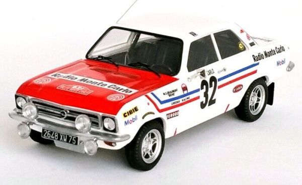 TRODSN61 - OPEL Ascona #32 12th in the 1972 Monte Carlo Rally - Marie-Claude BEAUMONT biche - Limited to 150 ex. - 1