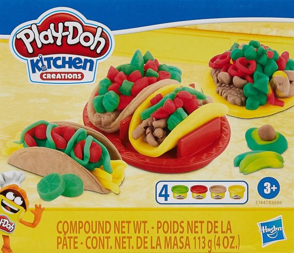 HASE7447 - Tacos with 4 jars PLAY-DOH Kitchen creations - 1