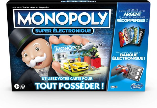 HASE8978 - MONOPOLY Super électronique | dice 8 years old - 1