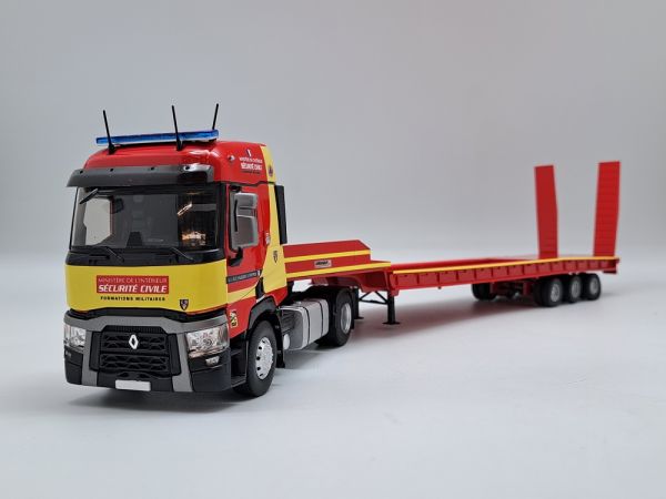 ELI117204 - Truck with 3-axle carrier SECURITE CIVILE - RENAULT T460 4x2 - 1