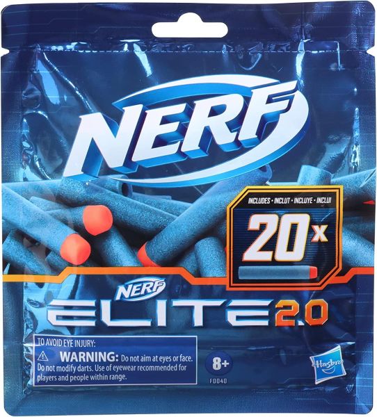 HASF0040 - Refill 20 NERF Elite 2.0 foam darts - 1