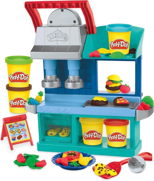 HASF8107 - Le resto des petits cuistots with 5 pots PLAY-DOH Kitchen créations - 1