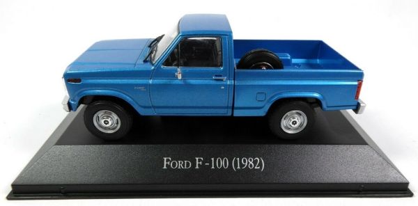 MAGARGAQV15 - FORD F-100 pick-up 1982 blue sold in blister pack - 1