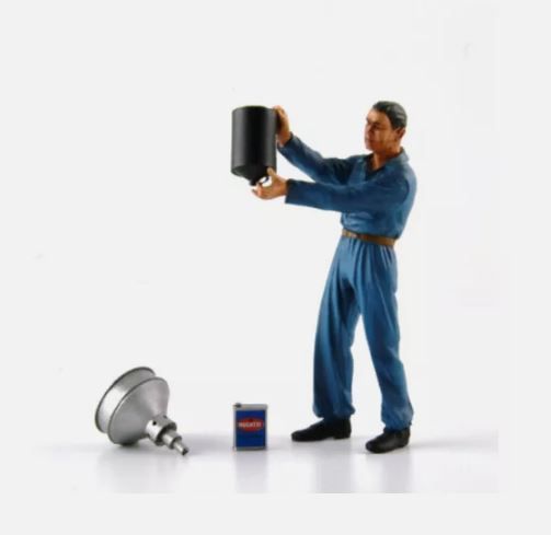 FLM118045-D1 - Lucien with blue suit - Petrol filler - 1