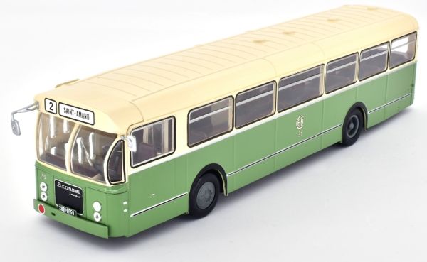 G1255067 - Line bus of Saint Amand BROSSEL BL55 line n°2 1966 green and white - 1