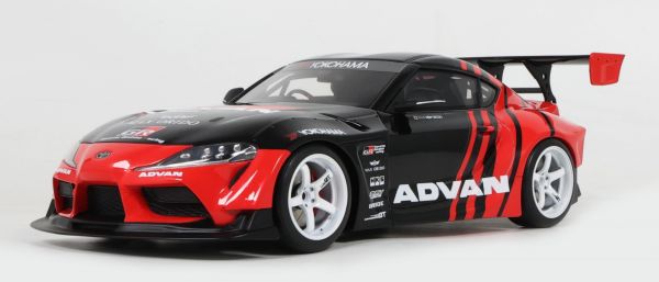 GT889 - TOYOTA Supra GR By Advan 2020 Black and Red - 1