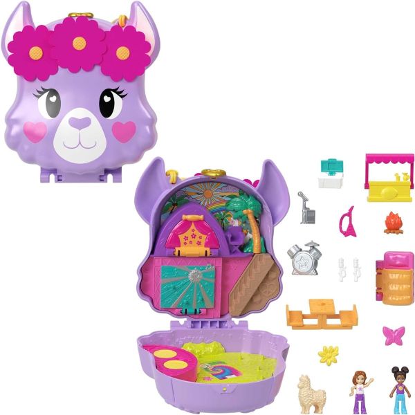 MATHKV33 - L'Aventure du Lama with Polly Pocket action figures and accessories - 1