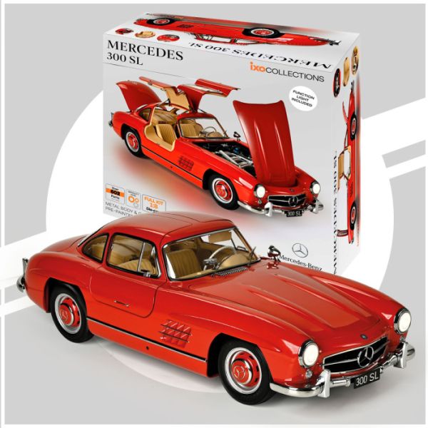 IXC.MBC.RED.FK - MERCEDES-BENZ 300SL Red - FULL KIT 602 pieces - 1