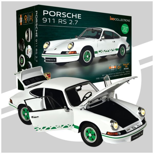 IXC.PRS.WG.FK - PORSCHE 911 Carrera RS 2.7 White and green - In KIT 713 pieces - 1