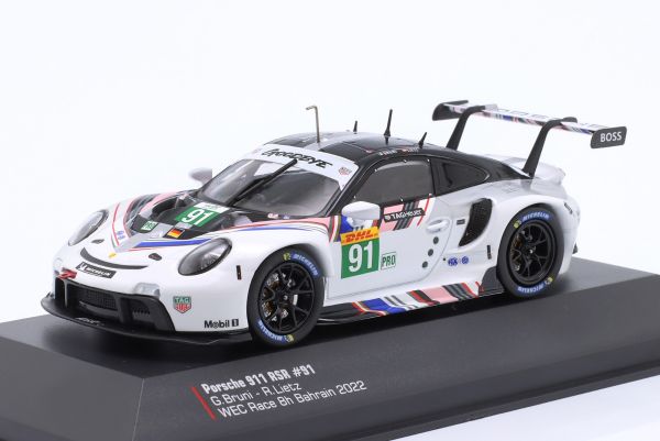 IXO-LEGT43-23008 - PORSCHE 911 RSR #91 WEC Race 8h Bahrain 2022 G.BRUNI / R.LIETZ - 1